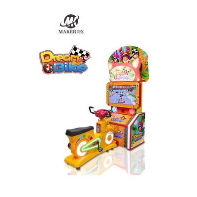 Amusement Arcade Coin Operated Racing Game Machine For Single Player Kiddie Ride Scooter