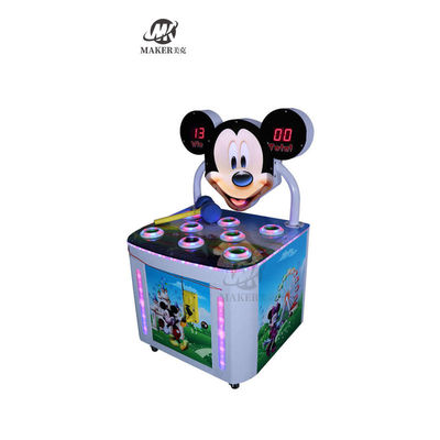 Indoor Coin Operated Whack A Mole Video Games Machines Mini Hammer Mole Arcade Machine For Malls