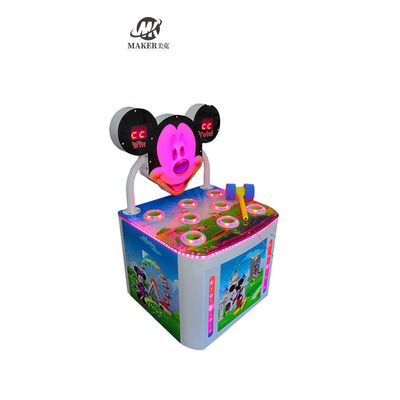 Indoor Coin Operated Whack A Mole Video Games Machines Mini Hammer Mole Arcade Machine For Malls